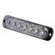 Φανάρι led 18W 6 LED Car Strobe Lights Bar 12V-24V Emergency Warning Flashing Lamp Λευκό - ΟΕΜ