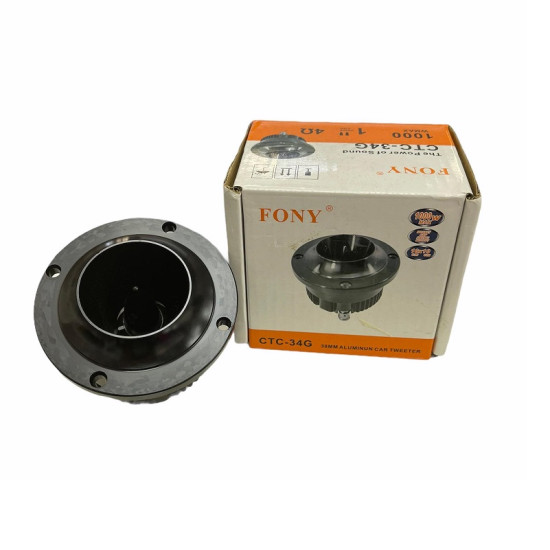 Tweeter τιτανίου 1000 Watt FONY 38mm Bullet CTC-34G - ΟΕΜ