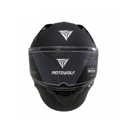 Κράνος Motowolf BRIGHT MEDELLIN BLACK-OEM