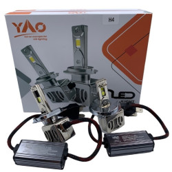 LED Λάμπες 2 ΤΜΧ  H4 CHROME CHAOS 60W 6000K CANBUS ΥΛΟ.