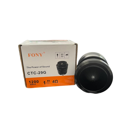 Tweeter τιτανίου 1200W FONY 38mm Bullet CTC-29G – ΟΕΜ
