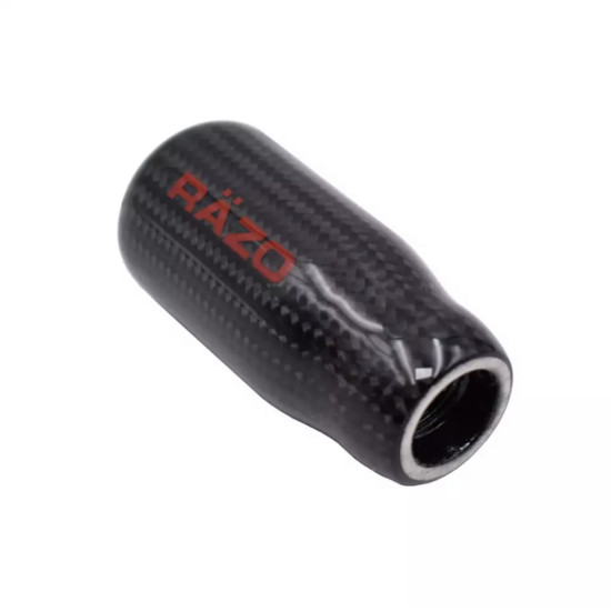 JDM Razo Μεταλλικός Λεβιές Ταχυτήτων Bαθύ Carbon Μαύρο-Κόκκινο.