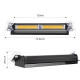 Μπαράκι Πορτοκαλί LED COB Strobe Για Ταμπλό 27cm 12-24V Βάση με Βεντούζα OEM.