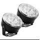 Φώτα ημέρας Στρογγυλά 9 LED Σετ 2 pcs OEM.