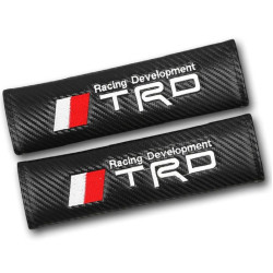 Mαξιλαράκια ζώνης carbon style TRD 2 τεμάχια