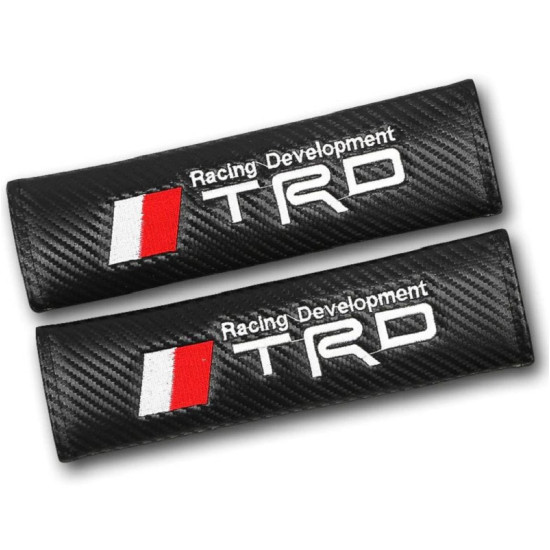 Mαξιλαράκια ζώνης carbon style TRD 2 τεμάχια