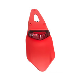 Φτερό πίσω ENDURO Universal με led και κόκκινο κρύσταλλο Κόκκινο MSDURO 09-OEM.