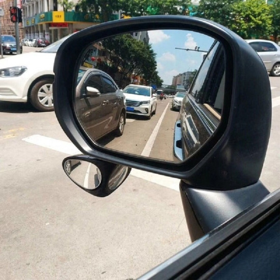Καθρέπτης Ευρυγώνιος 2 Σε 1 Αυτοκινήτου Τυφλών Σημείων Και Οπισθοπορείας Ρυθμιζόμενος 360 Μοίρες Blind Spot Mirror - ΟΕΜ