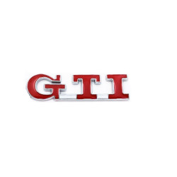 Αυτοκόλλητο Αλουμινίου GTI Κόκκινο - ΟΕΜ