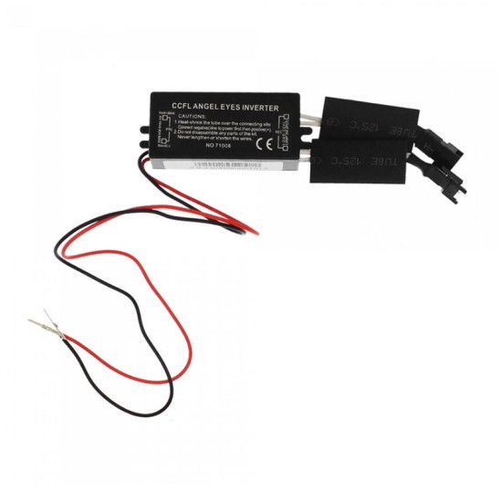 LED φωτιζόμενη στεφάνη Angel Eyes CCFL 100mm 12V 3W σετ 4 τεμαχίων ψυχρό λευκό 6000K - OEM