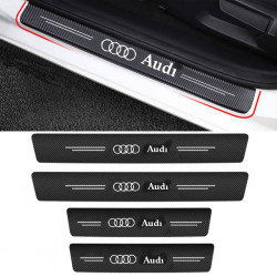 Διακοσμητικά Εσωτερικά Μασπιέ Πόρτας Carbon Look Audi Αυτοκόλλητα 4 Τεμάχια - OEM