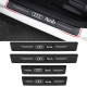 Διακοσμητικά Εσωτερικά Μασπιέ Πόρτας Carbon Look Audi Αυτοκόλλητα 4 Τεμάχια - OEM