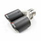 Διπλή Μπούκα Εξάτμισης TP-CT/10 Τύπου Akrapovic Universal Φ60-63,