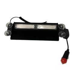 Μπάρα LED COB Strobe Για Ταμπλό 27cm 12-24V Βάση με Βεντούζα Μπλέ-Μπλέ OEM.