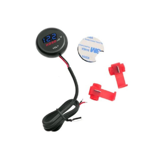 Koso Βολτόμετρο Αυτοκινήτου 12V-voltmeter