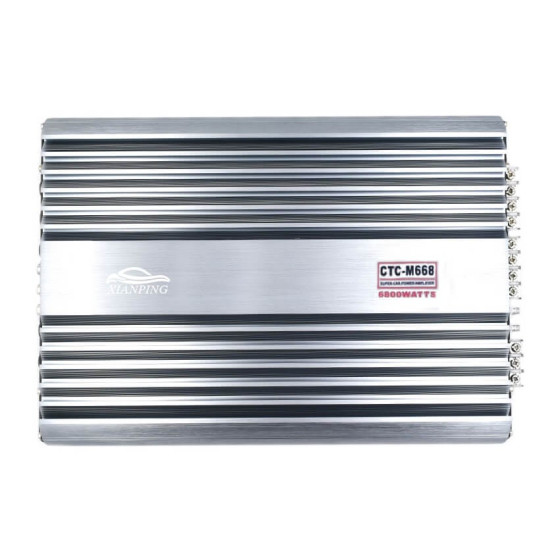 Ενισχυτής αυτοκινήτου 4 καναλιών 6800W CTC-M668