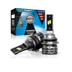 HB5 9007 LED 12V/24V 80W 15000LM 6500K IP68 A500 N38 NOVSIGHT 2 X 40W 
