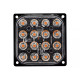 Φανάρι LED 48w πορτοκαλί με 2 λειτουργίες 12/24V 7000lm 16 SMD Ultra Bright IP66-OEM