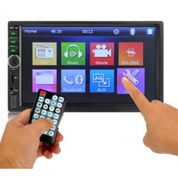 7018B Ηχοσύστημα Αυτοκινήτου Universal 2DIN (Bluetooth/USB/AUX) με Οθόνη Αφής 7