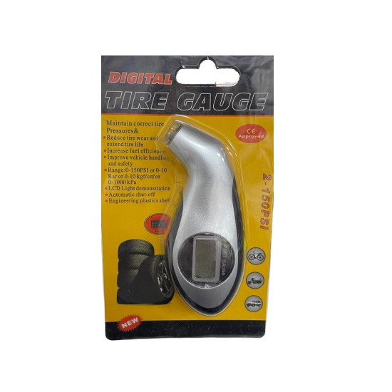 ΨΗΦΙΑΚΟΣ ΜΕΤΡΗΤΗΣ ΠΙΕΣΗΣ ΕΛΑΣΤΙΚΩΝ 2-150PSI 51266 - ΟΕΜ