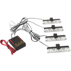 Φωτισμός LED Strobe για οχήματα έκτακτης ανάγκης Μπλε – Κόκκινο 12V 30W 