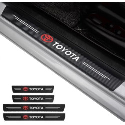 Σετ Προστατευτικά Εσωτερικά Μασπιέ Πόρτας TOYOTA Carbon Style Αυτοκόλλητα