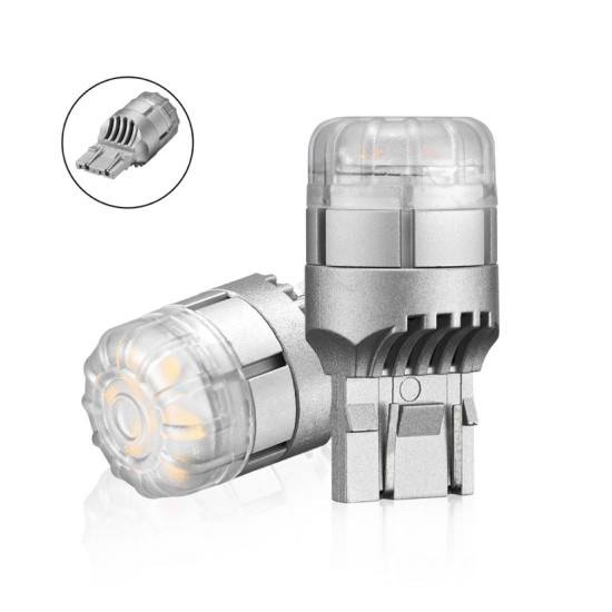 T20 LED 7443 διπολική 12V 9 SMD 3020 9W 700LM 6500K ψυχρό λευκό 2 τεμάχια A500 SL2 7443W NOVSIGHT