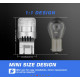 T20 LED 7443 διπολική 12V 9 SMD 3020 9W 700LM 6500K ψυχρό λευκό 2 τεμάχια A500 SL2 7443W NOVSIGHT