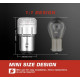 Διπολική λάμπα LED 1157 BAY15D 12V 9 SMD 3020 9W 260LM κόκκινο 2 τεμάχια A500 SL2 1157R NOVSIGHT