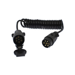 Σπιράλ προέκταση καλωδίου για τρέιλερ 12V 7 pins 3m - OEM