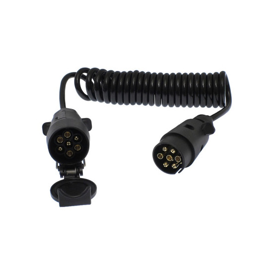Σπιράλ προέκταση καλωδίου για τρέιλερ 12V 7 pins 3m - OEM