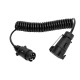 Σπιράλ προέκταση καλωδίου για τρέιλερ 12V 7 pins 3m - OEM