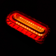 Σετ 2τμχ Φλας LED Μοτοσυκλέτας 12V 10mm με Διπλό Φωτισμό SY-MTZXD0120 – Κόκκινο, Πορτοκαλί - OEM