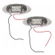 Φώτα όγκου LED αδιάβροχα με 6 SMD 24V 2W για φορτηγό/τρέιλερ ψυχρό λευκό 6000K IP66 2 τεμάχια - OEM