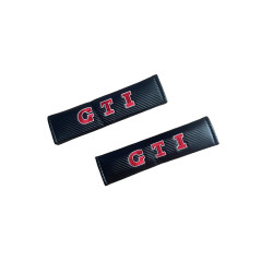 Μαξιλαράκια Ζώνης Carbon GTI Σετ Χρώμα Μαύρο - ΟΕΜ