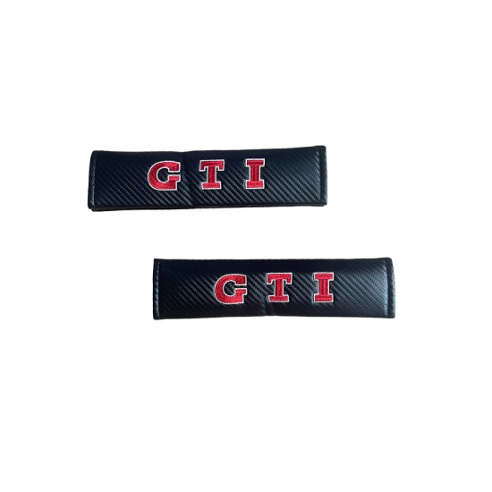 Μαξιλαράκια Ζώνης Carbon GTI Σετ Χρώμα Μαύρο - ΟΕΜ