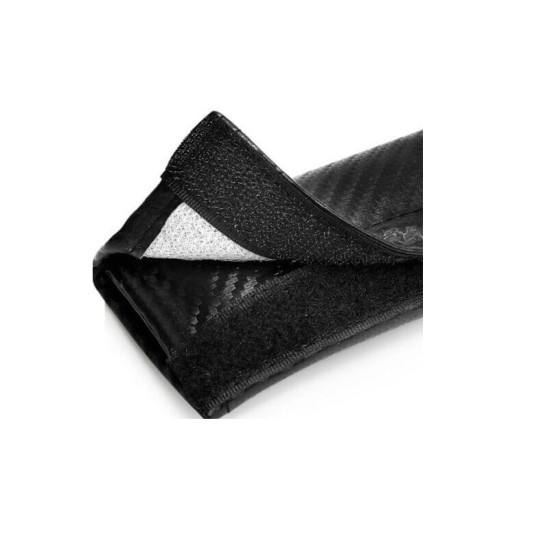 Μαξιλαράκια Ζώνης Carbon GTI Σετ Χρώμα Μαύρο - ΟΕΜ