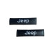 Μαξιλαράκια Ζώνης Carbon JEEP Σετ Χρώμα Μαύρο - ΟΕΜ