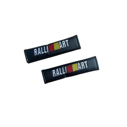 Μαξιλαράκια Ζώνης Carbon RALLI ART Σετ Χρώμα Μαύρο - ΟΕΜ