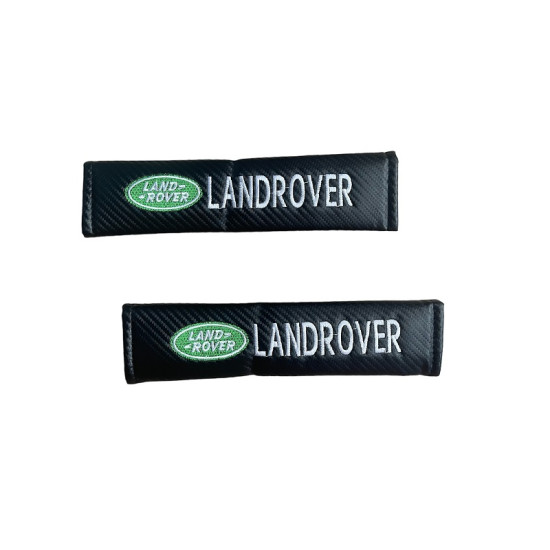 Μαξιλαράκια Ζώνης Carbon LANDROVER Σετ Χρώμα Μαύρο - ΟΕΜ
