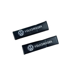 Μαξιλαράκια Ζώνης Carbon VOLKSWAGEN Σετ Χρώμα Μαύρο - ΟΕΜ