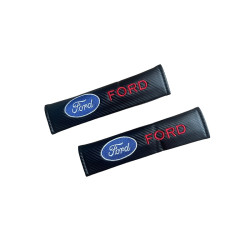 Μαξιλαράκια Ζώνης Carbon FORD  Σετ Χρώμα Μαύρο - ΟΕΜ