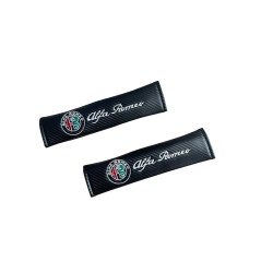 Μαξιλαράκια Ζώνης Carbon ALFA ROMEO Σετ Χρώμα Μαύρο - ΟΕΜ