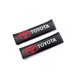 Μαξιλαράκια Ζώνης Carbon TOYOTA Σετ Χρώμα Μαύρο – ΟΕΜ