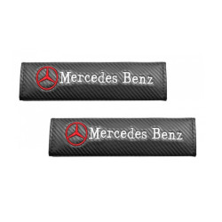 Μαξιλαράκια Ζώνης Carbon MERCEDES BENZ Σετ Χρώμα Μαύρο – ΟΕΜ