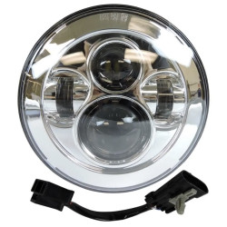 Προβολέας LED SILVER GROOVE 7 ιντσών 2 Σκάλες Λευκό 1 pcs ΟΕΜ.