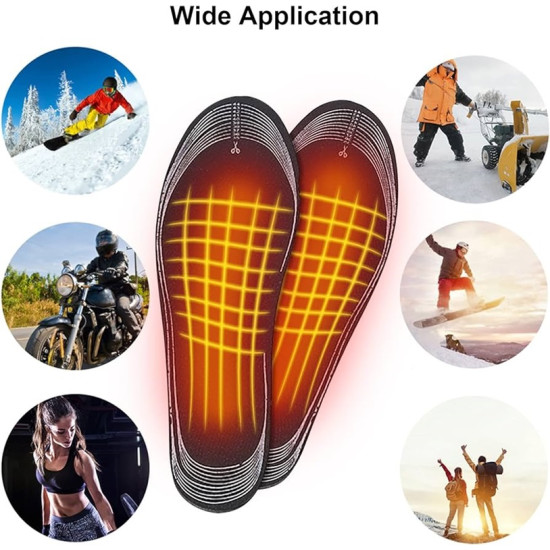 Ηλεκτρική θερμαινόμενη σόλα παπουτσιών Winter Electric Heated Insoles OEM