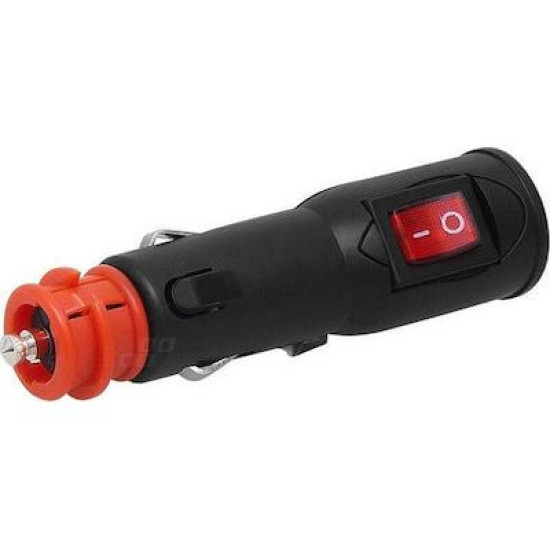 Φις Αναπτήρα Αρσενικό Με Διακόπτη 12/24 Volt MAXEED