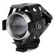 Ζευγάρι U5 Μοτοσικλέτας 12V LED λέιζερ Cannon και ΔΩΡΟ διακόπτης – ΜΑΥΡΟ ΟΕΜ
