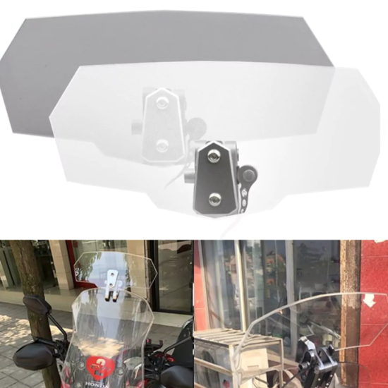 Universal Προέκταση Ζελατίνας Μοτοσικλέτας 12.5cm G116 – Διάφανο OEM